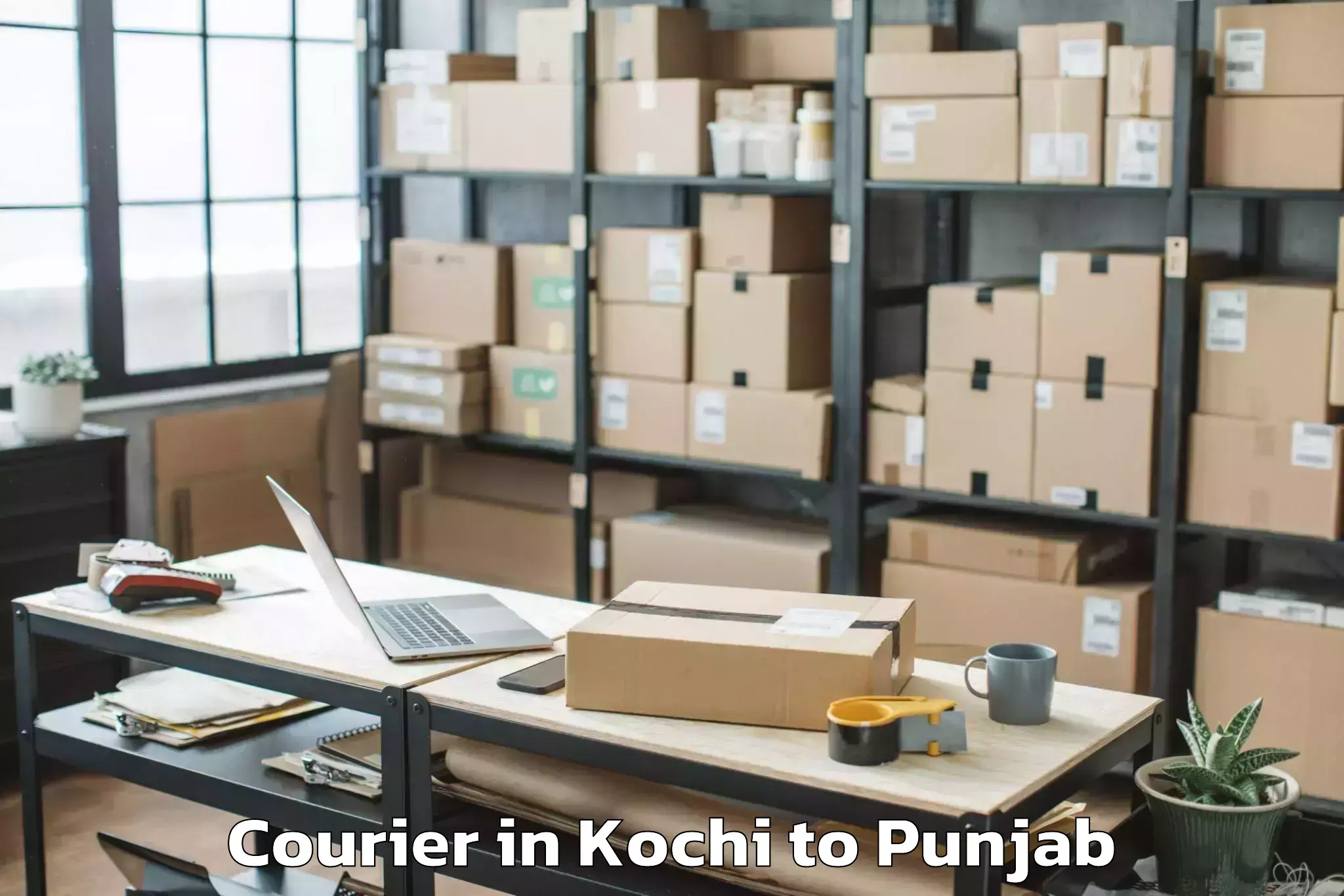 Affordable Kochi to Dav University Jalandhar Courier